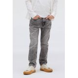 Jeans - Effen - Denim - Light Washed - Loosefit - Met Ritssluiting