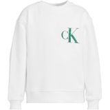 Sweater - Ronde Hals - Zwart - Sweatstof - Logoprint
