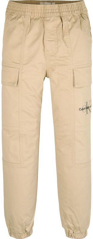 Calvin Klein - Cargo Broek - Groen - Katoen/Elastaan