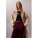 Calvin Klein Broek Hgh Shn French Trry Lv144c239g Vlp Deep Rouge Dames Maat - XS