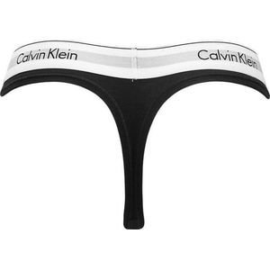 Calvin Klein - Dames String - Katoen/Modal - Zwart