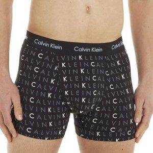 Calvin Klein - 3P Trunk - Onderbroek - Zwart/Grijs Heather/Indued Logo