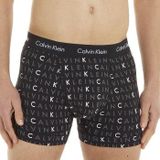 Calvin Klein - 3P Trunk - Onderbroek - Zwart/Grijs Heather/Indued Logo