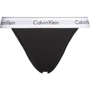 Calvin Klein Damesstring - Zwart - Stretch - CK Logo