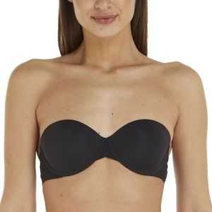 Calvin Klein dames lightly lined strapless bra, strapless BH, zwart