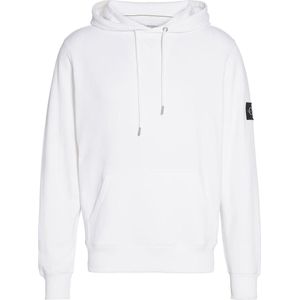 Calvin Klein Monogram Sleeve Trui - Mannen - Wit