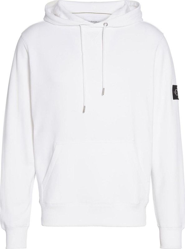 Calvin Klein Monogram Sleeve Trui - Mannen - Wit