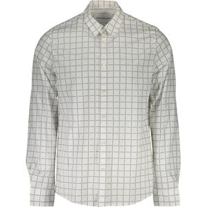 Calvin Klein - Grid Print Dress Shirt - Wit