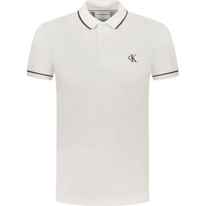 Calvin Klein Jeans - Tipping Slim Short Sleeve Polo - Blauw - Katoen