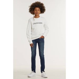 Calvin Klein Jeans - Sweater - Zwart - Katoen - Rolkraag