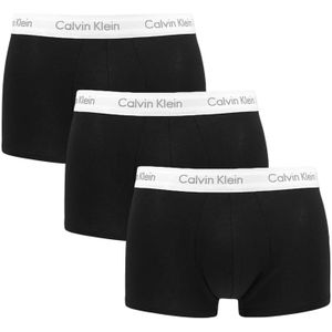 Calvin Klein Trunk (3-pack), heren boxers normale lengte, zwart