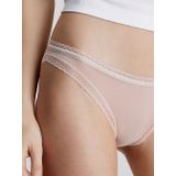 Calvin Klein - BOTTOMS UP - Slip - Beige - Met Kant