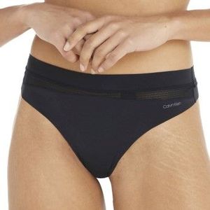 Calvin Klein - String - Zwart - 80% Nylon 20% Elastaan