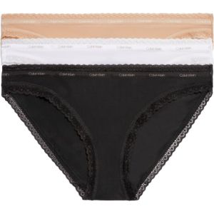 Calvin Klein Boxershorts - 3-Pack Kauwgom/Wit/Grijs Katoenmix