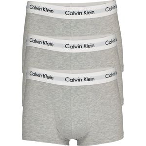 Calvin Klein 3P Low Rise Trunk, grau(ksgrey), Gr. S M