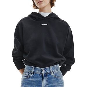 Calvin Klein Micro Branding Trui - Vrouwen - Zwart - Wit