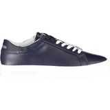 Calvin Klein - Blauwe Polyester Sneaker - Heren - Fitness-schoenen