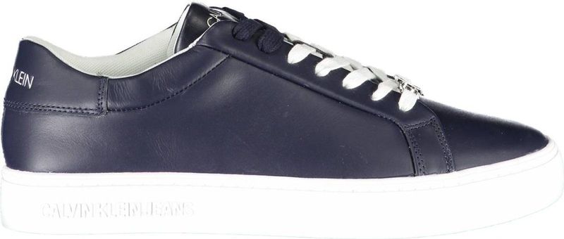 Calvin Klein - Blauwe Polyester Sneaker - Heren - Fitness-schoenen