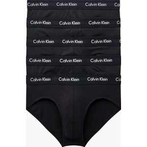 Calvin Klein - COTTON STRETCH - Heren Slips - Zwart - 5-Pack