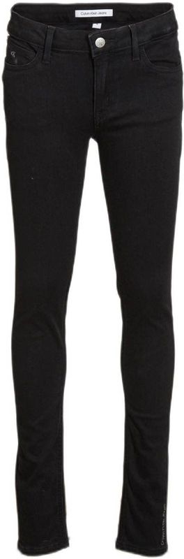 Calvin Klein - Jeans - Zwart - Skinny Fit - Mid Rise