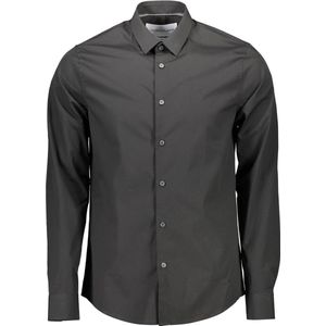 Slim stretchkatoenen overhemd