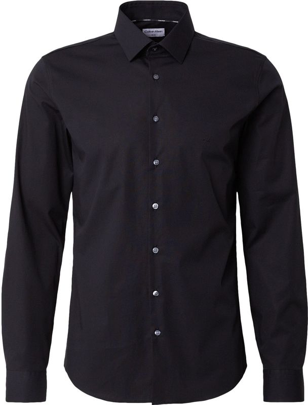 Slim Fit Businesshemd aus Popeline