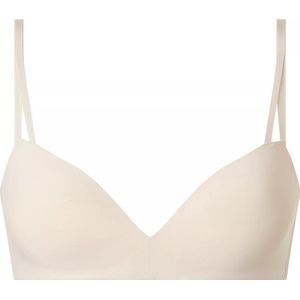 Calvin Klein Mand BH Draadloos Vrouwen - Beige - Verstelbare Bandjes
