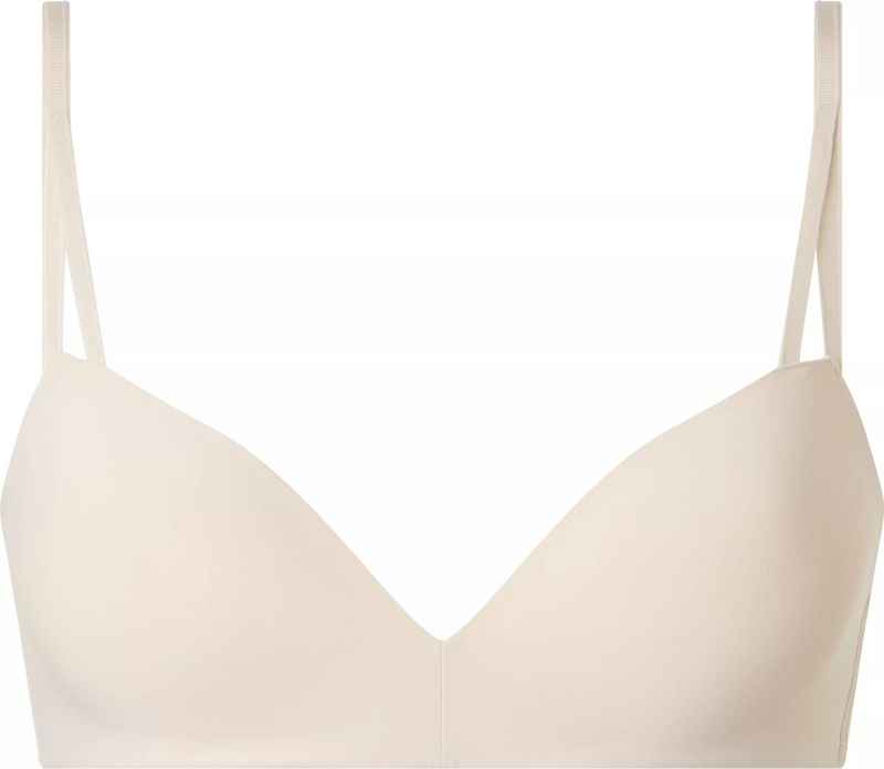 Calvin Klein Mand BH Draadloos Vrouwen - Beige - Verstelbare Bandjes