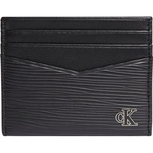 Calvin Klein - Enamel plaque cardcase 6cc - heren - black