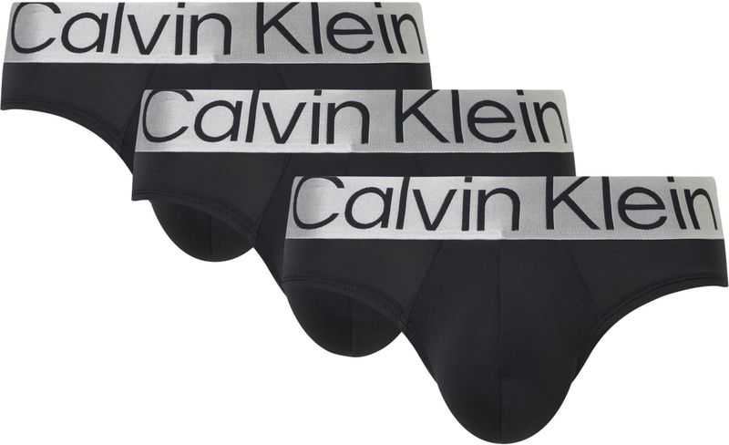 Calvin Klein - Reconsidered Steel - Heren Slip - Zwart - 3-Pack - Microvezel