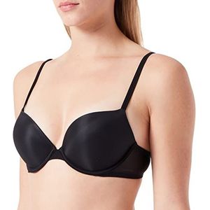 Calvin Klein BH - Push Up Plunge bh  - Zwart