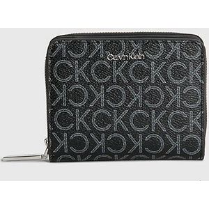 Calvin Klein Must Zip Around Wallet black mono Dames portemonnee