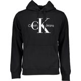 Calvin Klein Jeans - Monogram Hoodie - Pullover - Zwart - Katoen