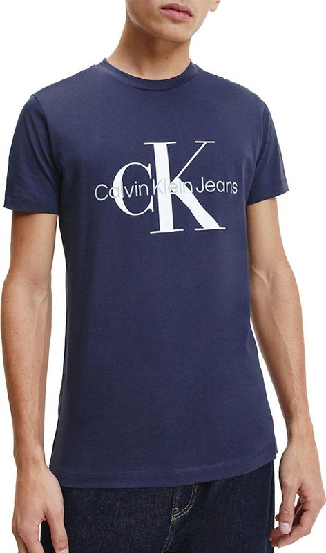 Calvin Klein - T-shirt - Zwart - 100% Katoen - Slim Fit