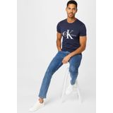 Calvin Klein - T-shirt - Zwart - 100% Katoen - Slim Fit