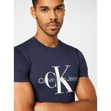 Calvin Klein - T-shirt - Zwart - 100% Katoen - Slim Fit