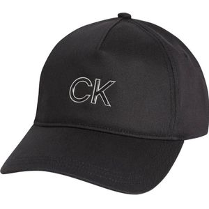 Calvin Klein dame Cap Vergrendelen Berichten Ck Bb Cap, Ck zwart, one size