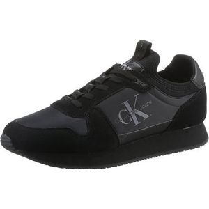 Calvin Klein Runner Sock Lace Lage sneakers - Heren - Zwart - Maat 45