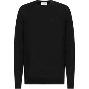 Calvin Klein - Sweater - Zwart - Effen - Ronde Hals
