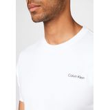 Calvin Klein T-Shirt »Micro Logo«, aus dickem Winterjersey, mit Logoprint