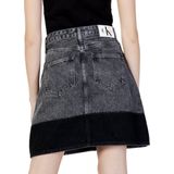 Calvin Klein - Denim Rok - Grijs - Katoen