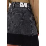 Calvin Klein - Denim Rok - Grijs - Katoen