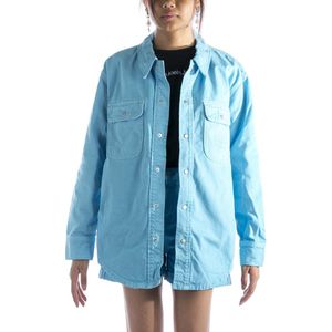 Calvin Klein Lichtblauwe Jas - Streetwear - Vrouwen
