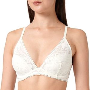 Calvin Klein Licht gevoerde plunge beha voor dames, ivoor, 36B