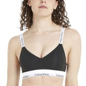 CALVIN KLEIN UNDERWEAR - Light Lined Bra - Zwart - Katoen