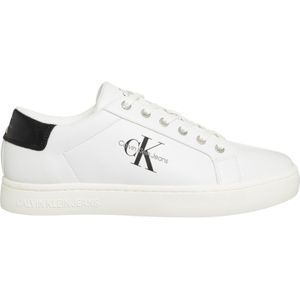 Calvin Klein, Stijlvolle Sneakers voor Mannen en Vrouwen Wit, Heren, Maat:44 EU