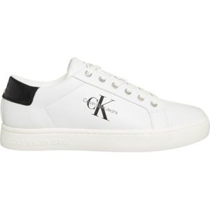 Calvin Klein Klassieke Cupsole Laceup Lage LTH Sneaker voor heren, helder wit, 10 UK, Helder Wit, 44 EU