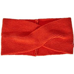 Calvin Klein Essentiële gebreide hoofdband voor dames, andere hoed, diep oranje, één maat, Diep Oranje, one size