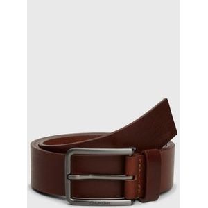 Leren riem CALVIN KLEIN JEANS. Leer materiaal. Maten 100 cm. Kastanje kleur