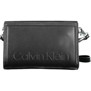 Calvin Klein Minimal Hardware Crossbody dames schoudertas - Zwart - Maat Geen